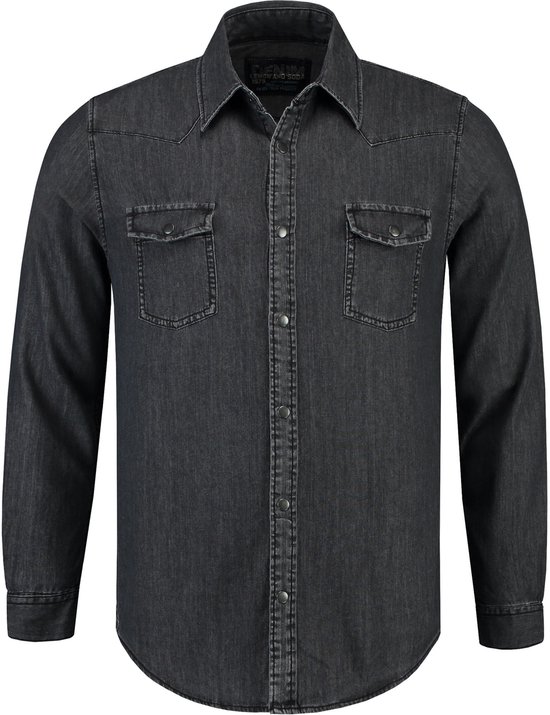 L&S Denim Shirt LS pour lui