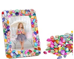Sander Shop Versier je eigen fotolijstmozaïekset, creatieve mozaïekkits voor kinderen, geweldig cadeau voor 6-jarige meisjes, kunst en ambachten voor kinderen van 6-12 jaar, Valentijnsdag en paascadeaus