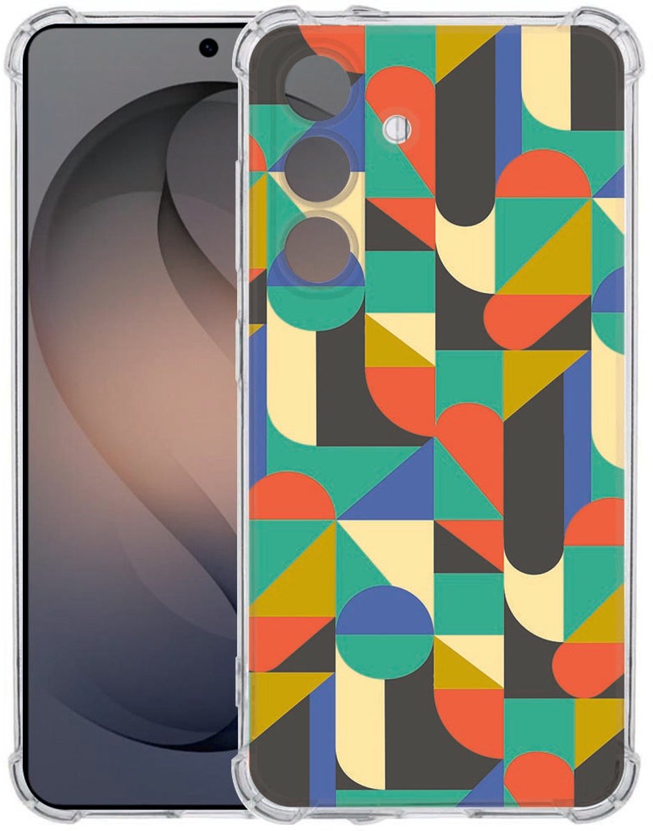 Samsung Galaxy S26 Flexibele back cover Funky Retro Valbestendig