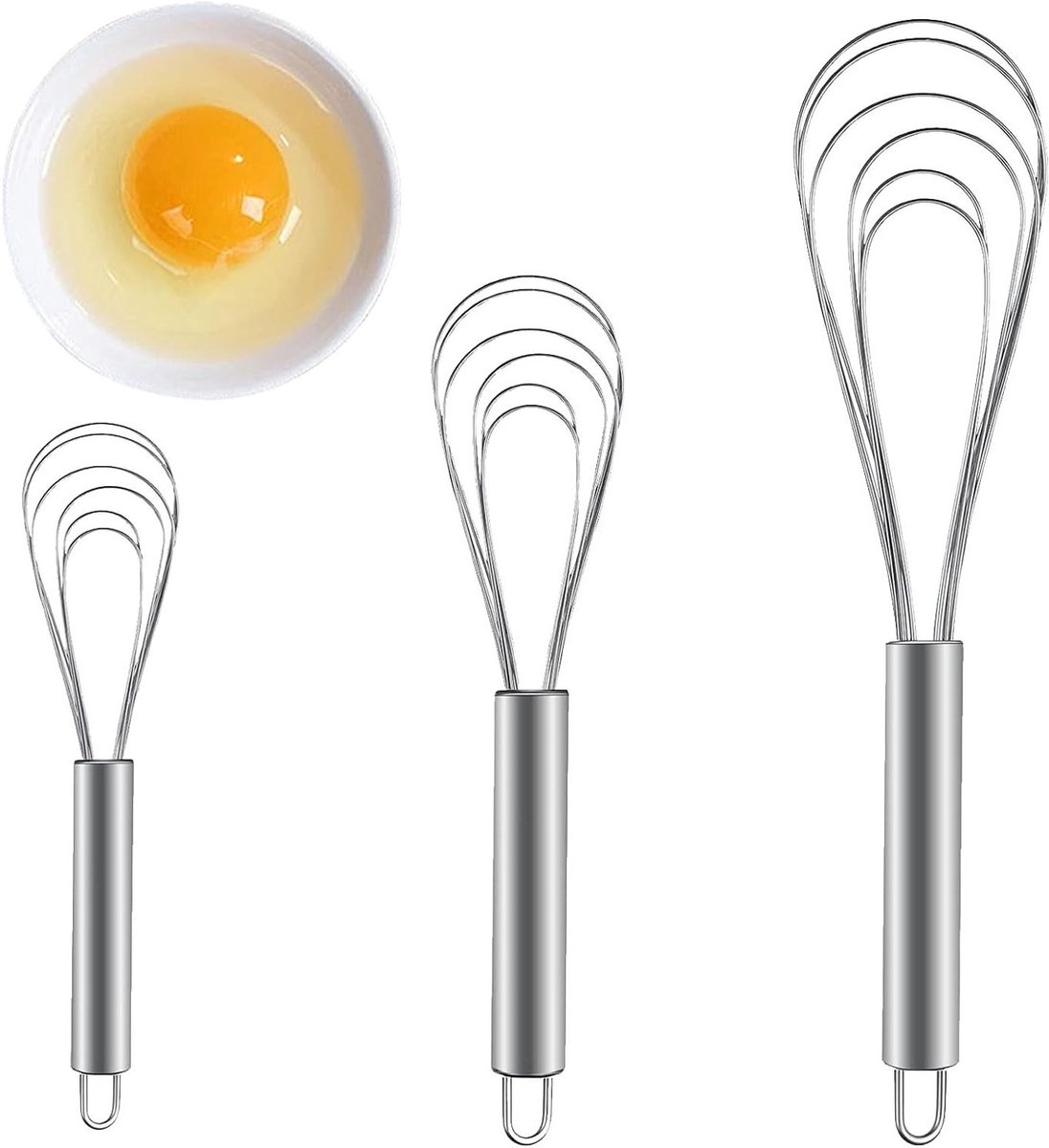 Set van 3 Roestvrij Stalen Platte Gardes voor de Keuken