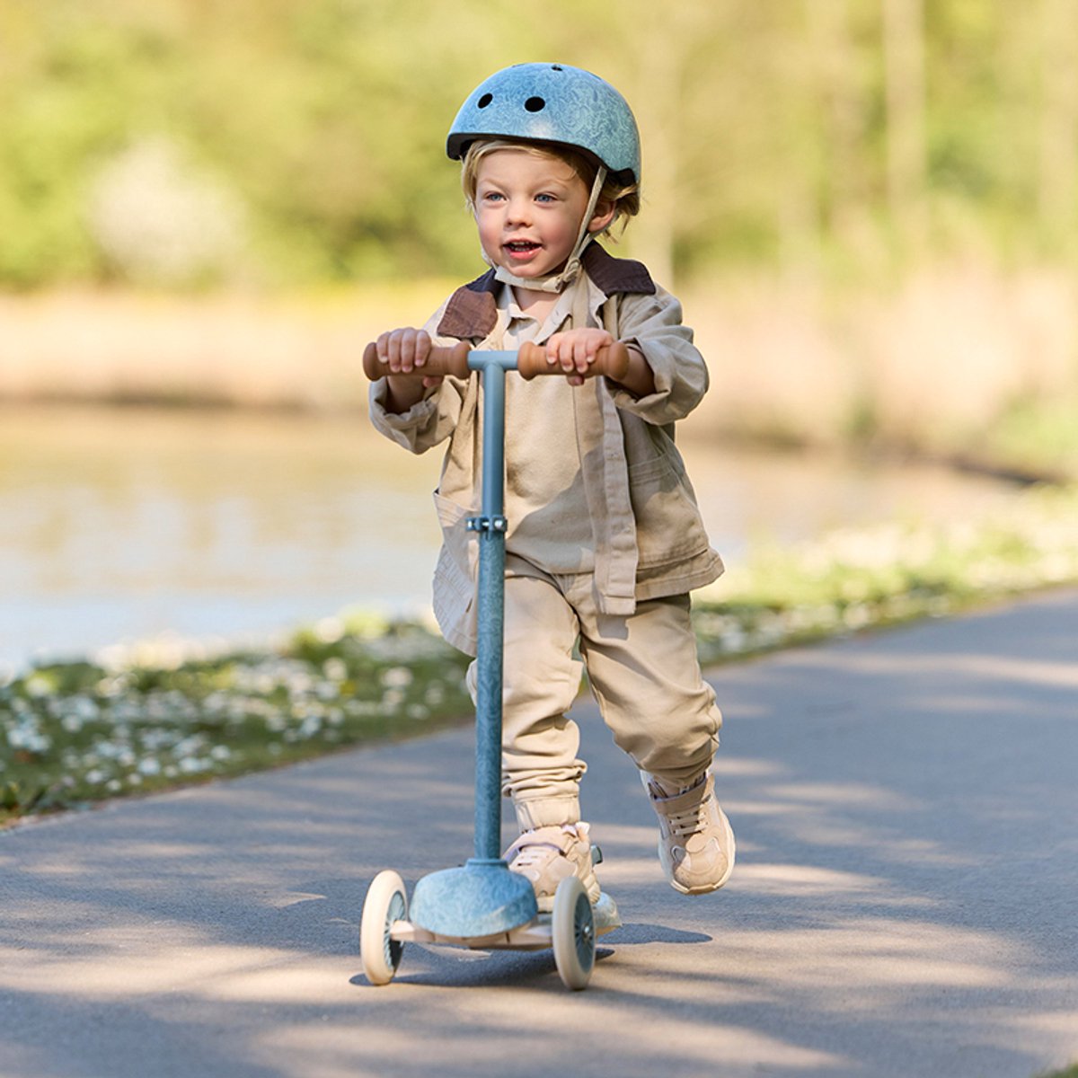 Little Dutch Kinderstep - Step met 3 wielen - Blauw thumbnail 4