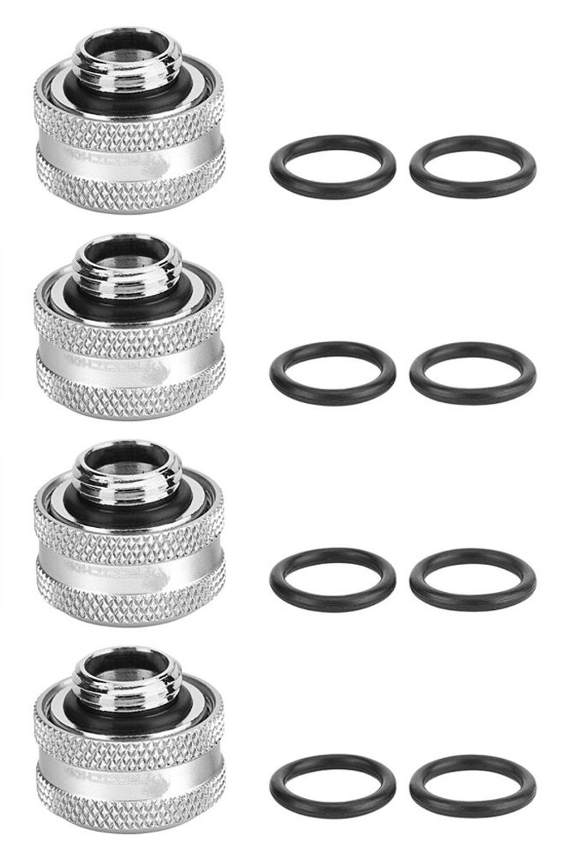 aladdien - Water Cooling Pipe Fittings - Hard Acrylic Tube - OD 14mm - YGKN-C14MM - Geschikt voor Rigid Tube - 4 Stuks