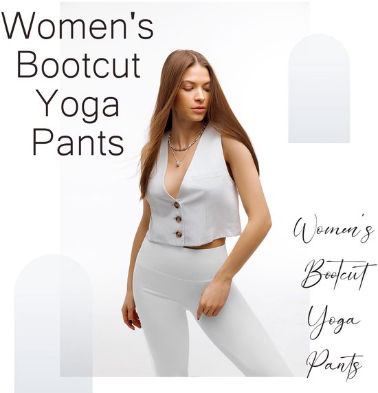 Cosensi - Flared Yoga Broek - Hoge Taille - Comfortabele Opaque Bootcut - Met Zakken - Ideaal voor Yoga en Sport - Dames Joggingbroek van cosensi — afbeelding 4