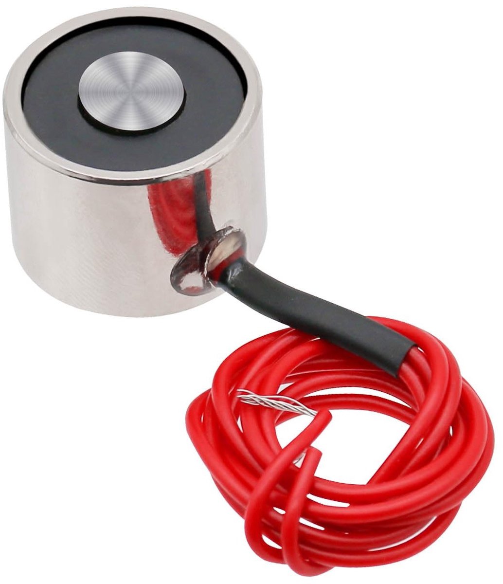 Rond zuignap elektromagneet met 6 ± 1 V spanning, maximale zuigkracht van 10 kg, 30 x 25 mm formaat voor diverse toepassingen