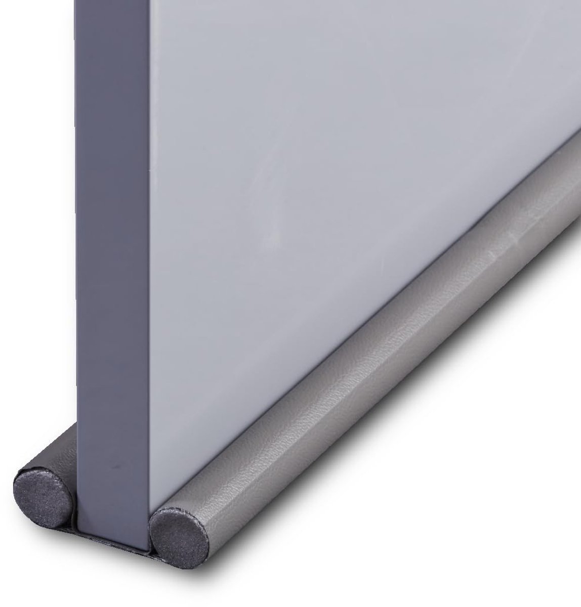 Allecto - Deur-draught stopper - Dubbele afdichting - Energie-efficiënt - Grijs - Windstopper - Beschermt tegen tocht - Voor elke deur - Grijze kl