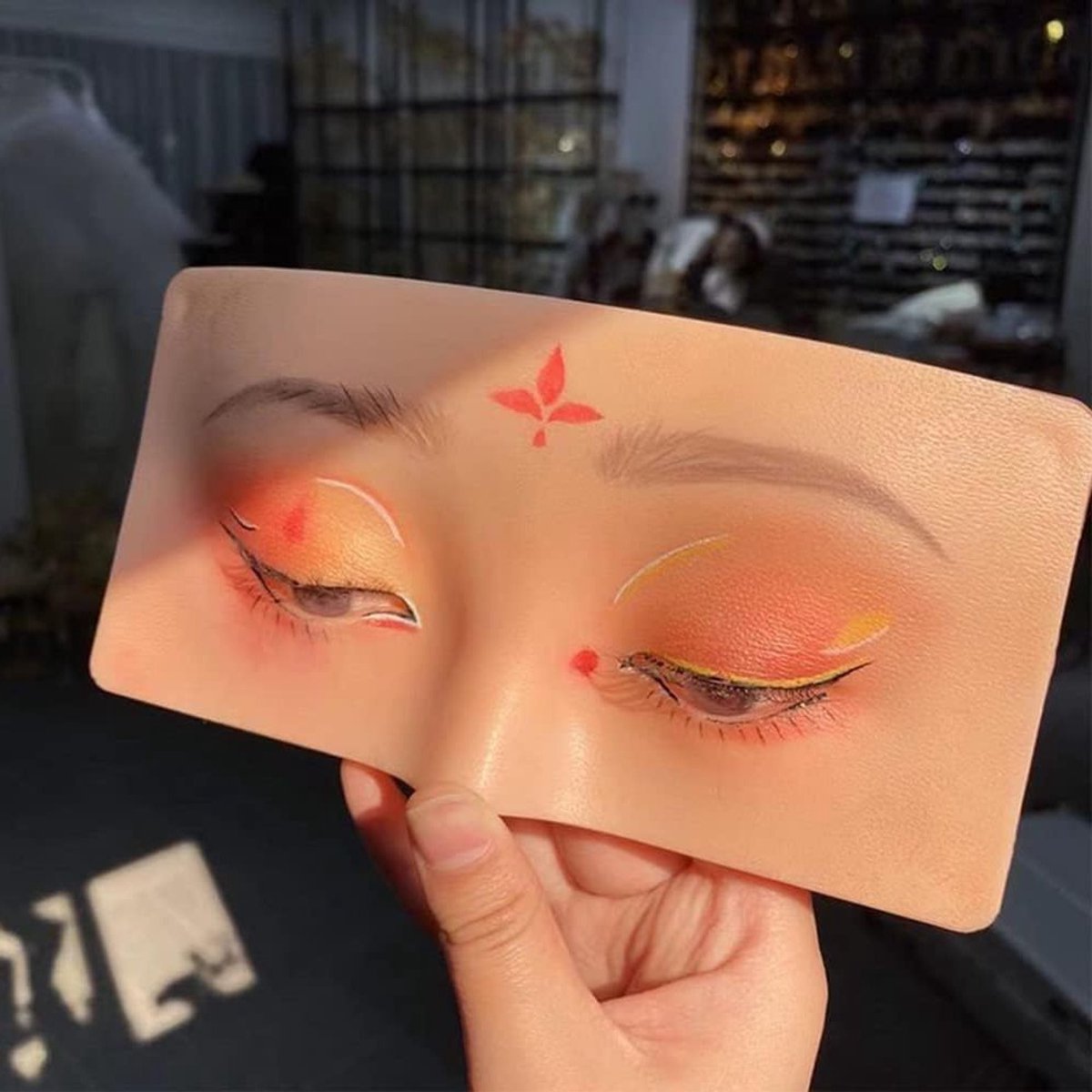 Make-up Oefenbord van Silicone voor Gezicht, Wenkbrauwen en Ogen - Perfect voor Beginners en Professionals