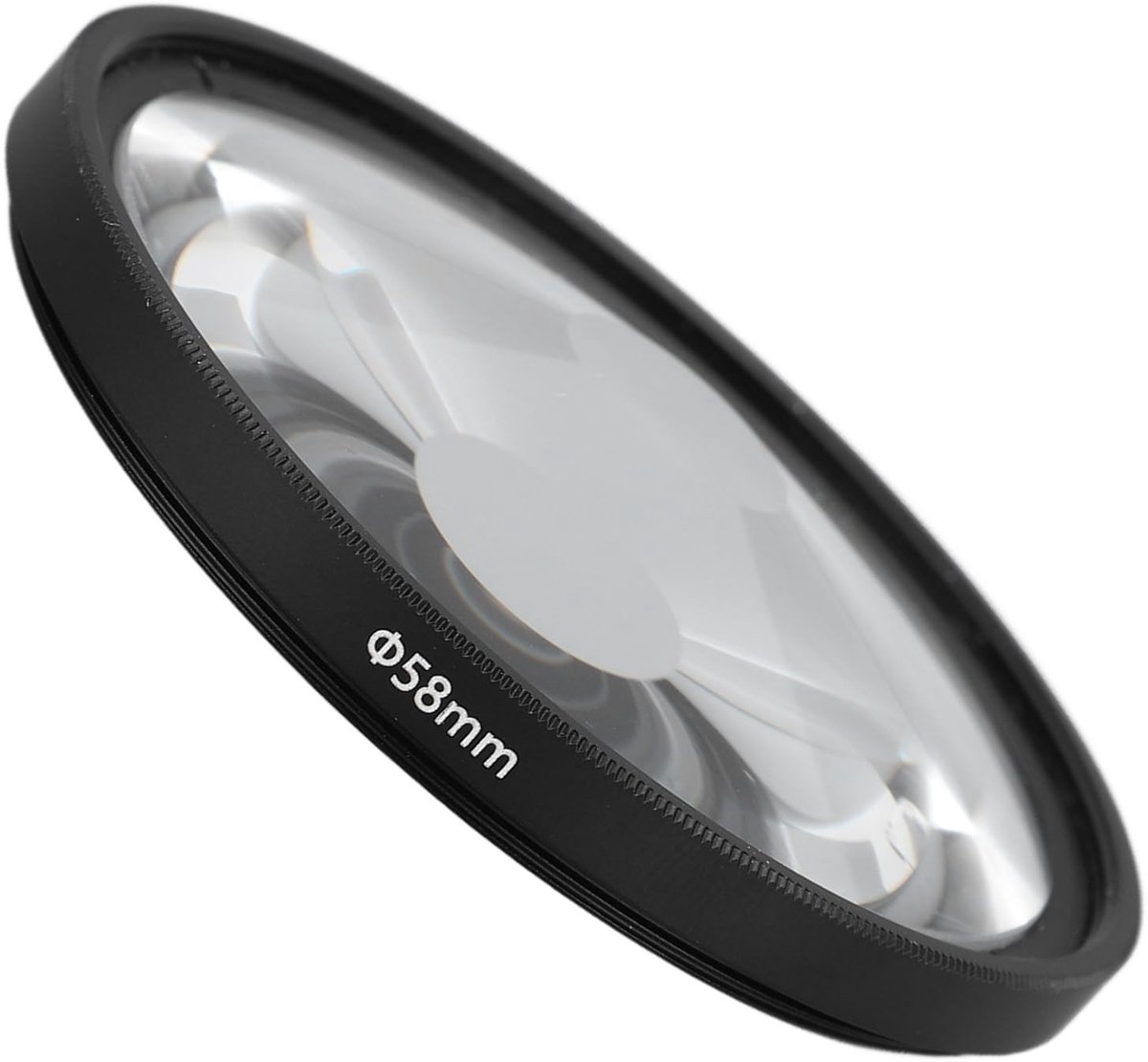 Cameralensfilter voor speciale effecten - Fotografie - Optisch glas - 58 mm - Waterdichte MRC - Meerlaagse coating - Antislip - Vervorming - Geschikt voor camera - Prisma.