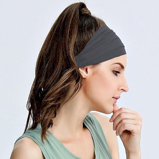 Allecto - Sporthoofdbanden - Dames - Absorberend - Set van 4 - Yoga - Fitness - Perfect voor actieve vrouwen - Diverse kleuren van allecto — afbeelding 3