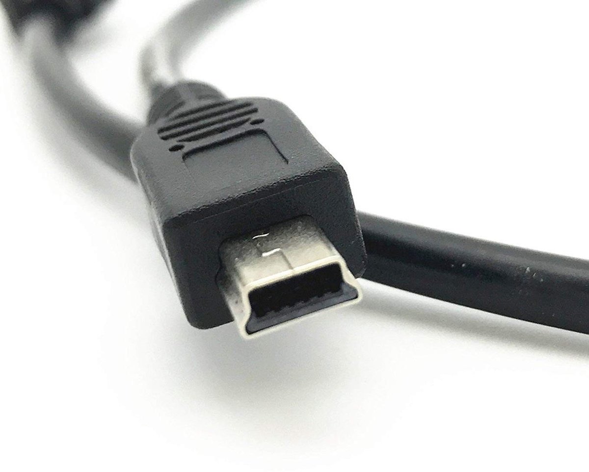 Allecto - USB Camera Kabel - Mini USB Verbinding - Compatibel met Canon Powershot A530 - Hoogwaardige kwaliteit - Lange levensduur - Ideaal voor fo..