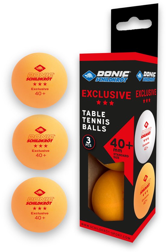 Donic Schildkröt Donic de Balles de tennis de table Star Avantgarde 3 pièces