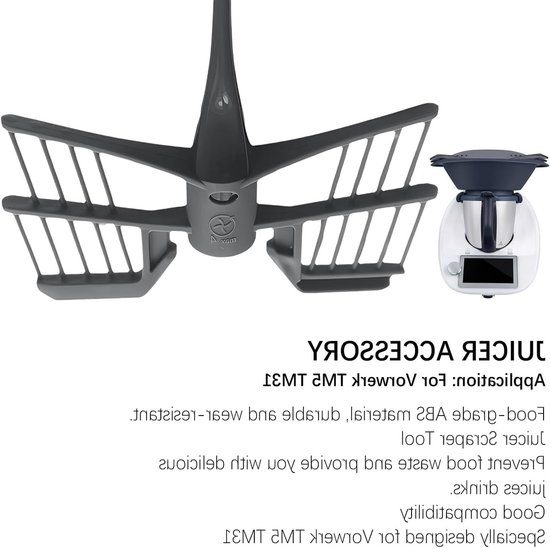 Butterfly Wisk voor Thermomix TM5 TM6 TM31 - Mengaccessoire, Vervangonderdeel voor Keukenmachines, Kookgerei en Keukenhulpstukken van Merkloos — afbeelding 4