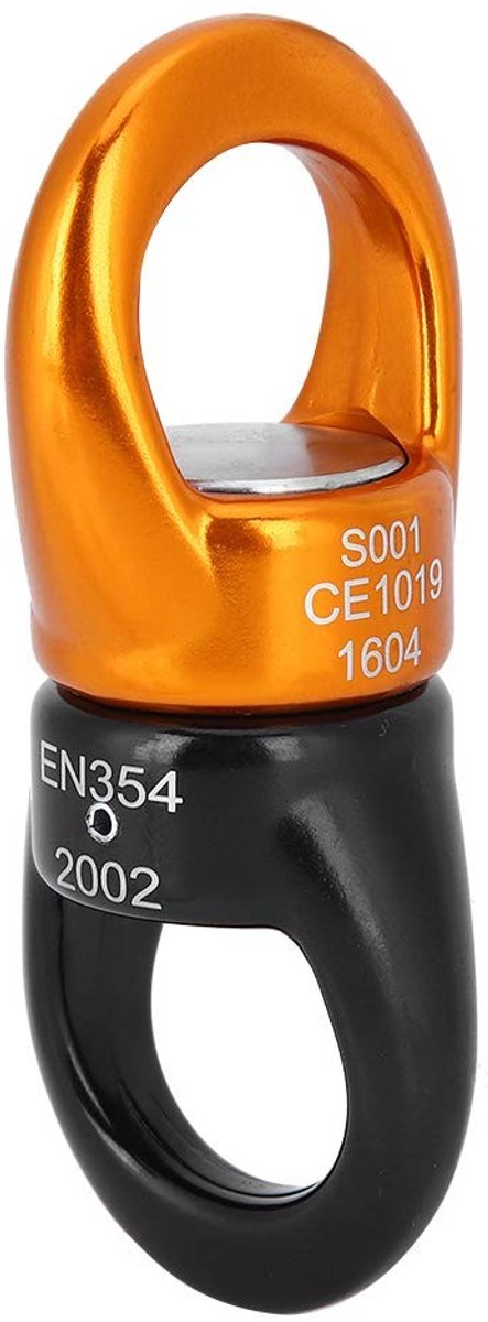 Universele Klimwiel Carabiner Swivel Connector voor Hijsmateriaal