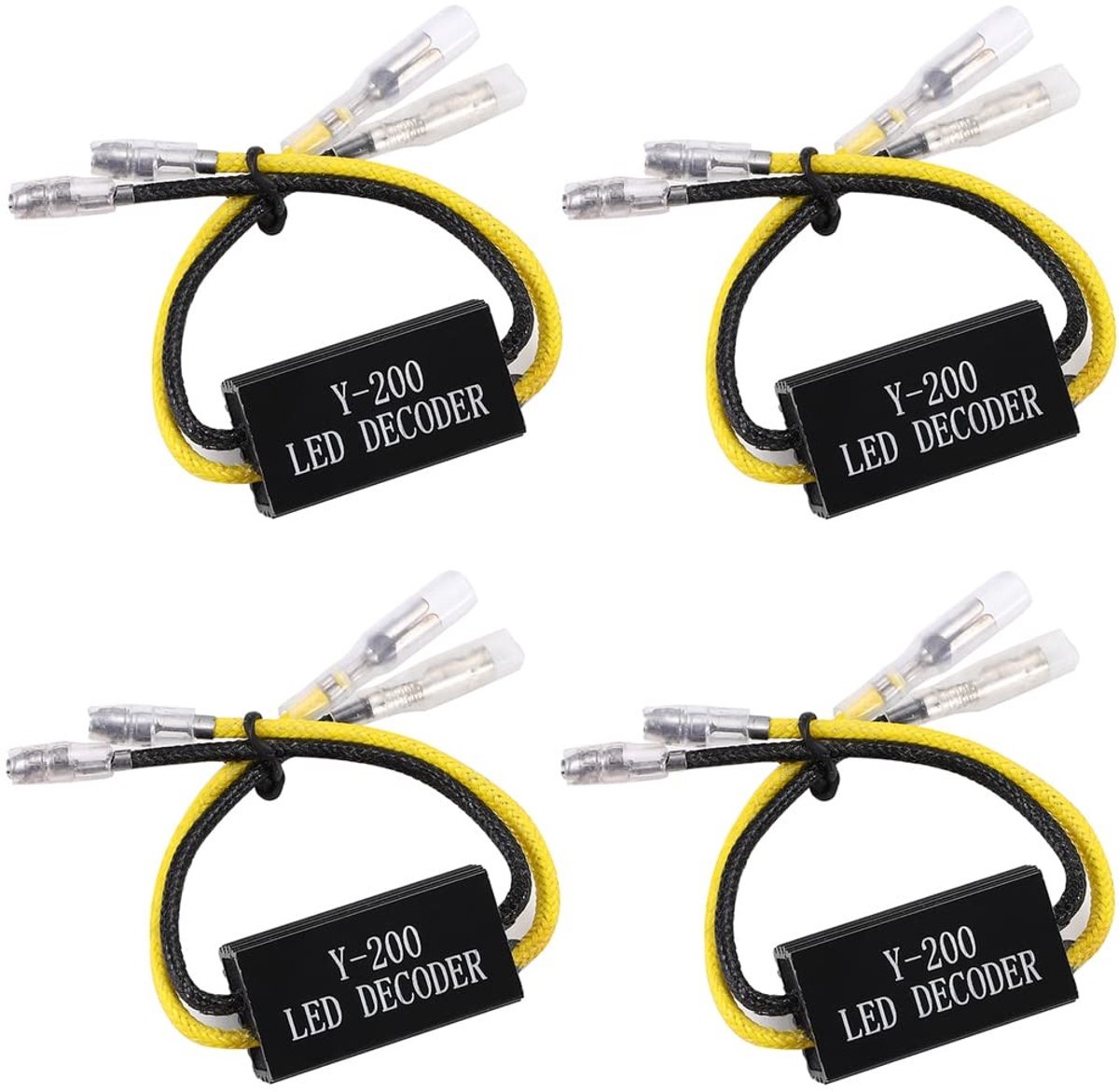 aladdien - LED power resistor - flitslichtadapter - hoge kwaliteit - 12V - motorfiets en scooter - eenvoudig installatieproces - geschikt voor motor..