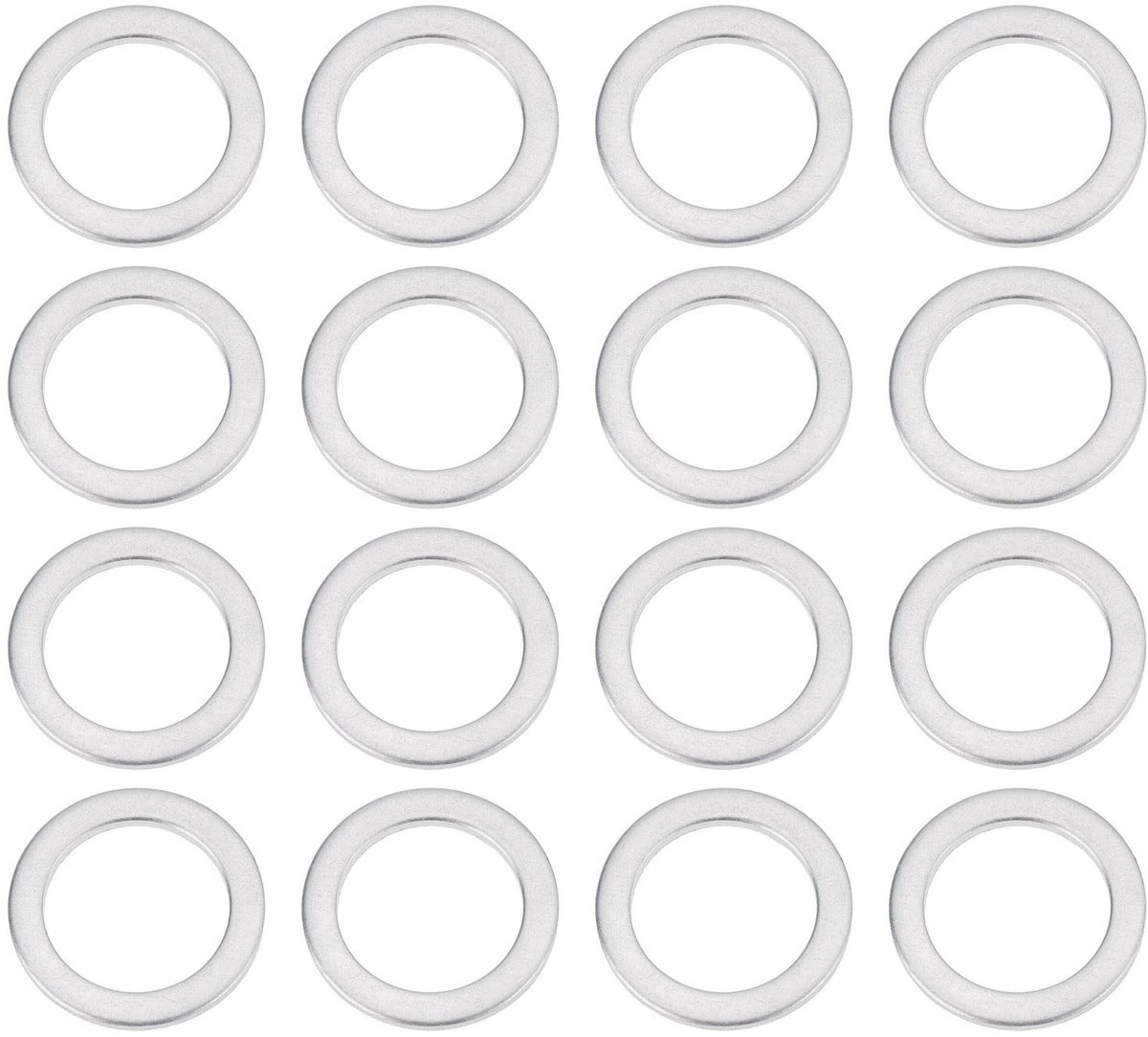JHUBERS- Afdichtingsring 100 Stuks - Aluminium - 10x14x1mm - Corrosiebestendig - DIN 7603 - Voor Afdichting en Reparatie - Afdichtring