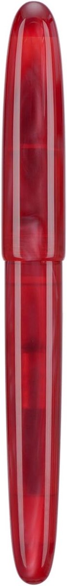 Handgemaakte vulpen met medium nib, converter en pendoos collectie set in agaatrood - Perfect voor schrijfliefhebbers en cadeau's