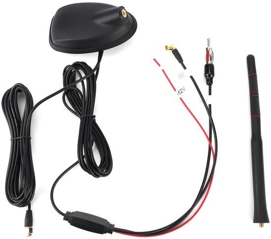 Universele Auto Antenne Versterkt met GPS en FM voor Daken, Auto DAB+GPS+FM Antenne Actief Versterkt Daken