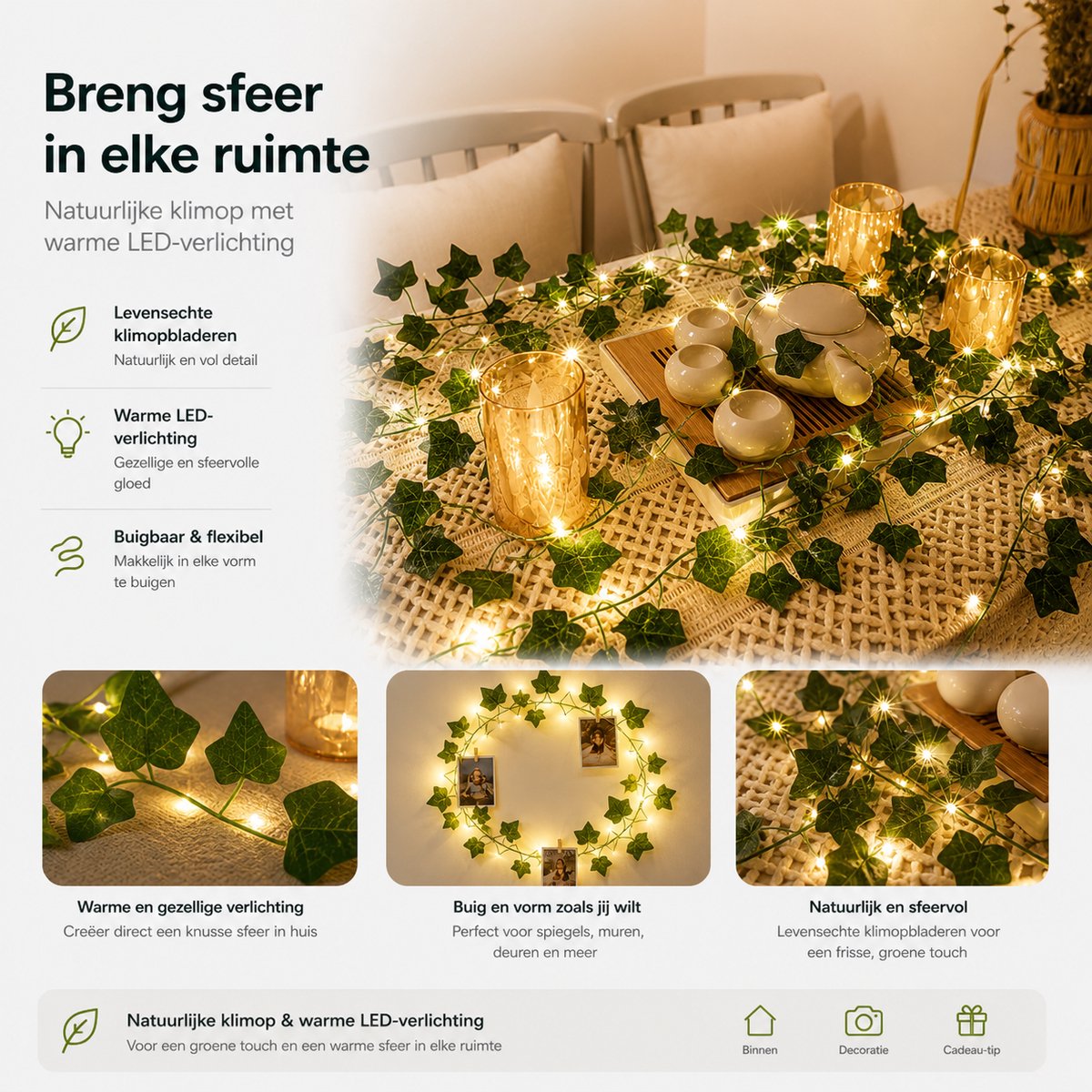 Lichtsnoer van BOTC — cadeau in Wonen & Interieur - foto 2