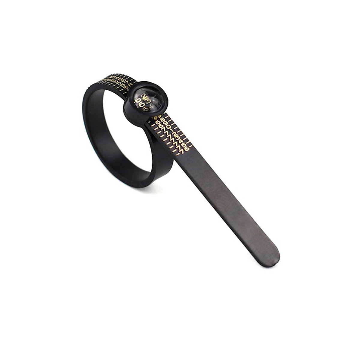 Matthew Studio® Ringmaat Meter - Ringmaat Opmeten - Ringmeter met Vergrootglas - Verstelbaar - Universeel