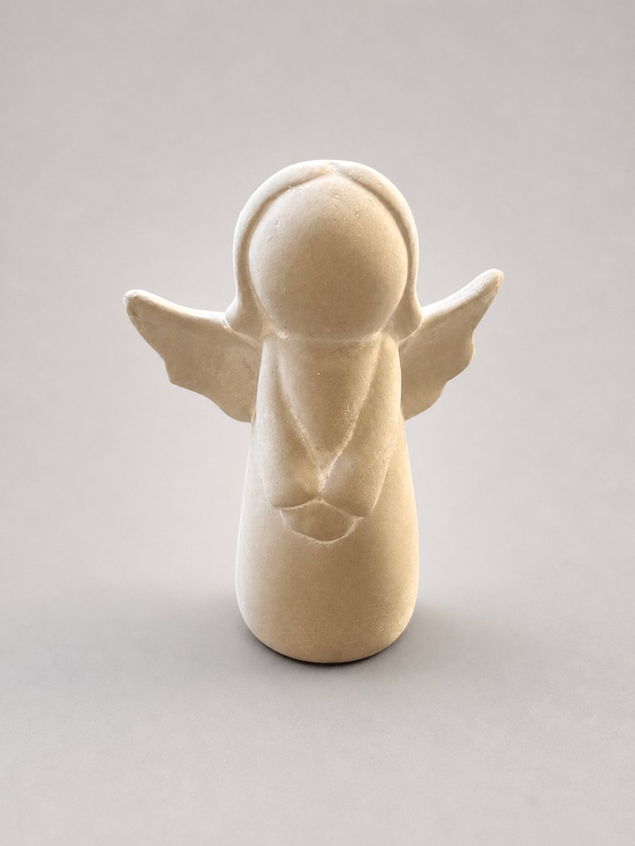 Engeltje,beton,decoratie,beschermengel,troost cadeau