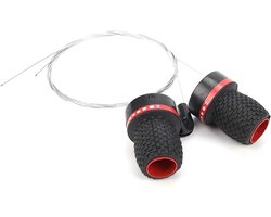 Fiets Versnellingshendel voor Mountainbike - Handmatige Versnelling, Grip Schakelaar en Derailleur voor Fietsonderdelen en Accessoires