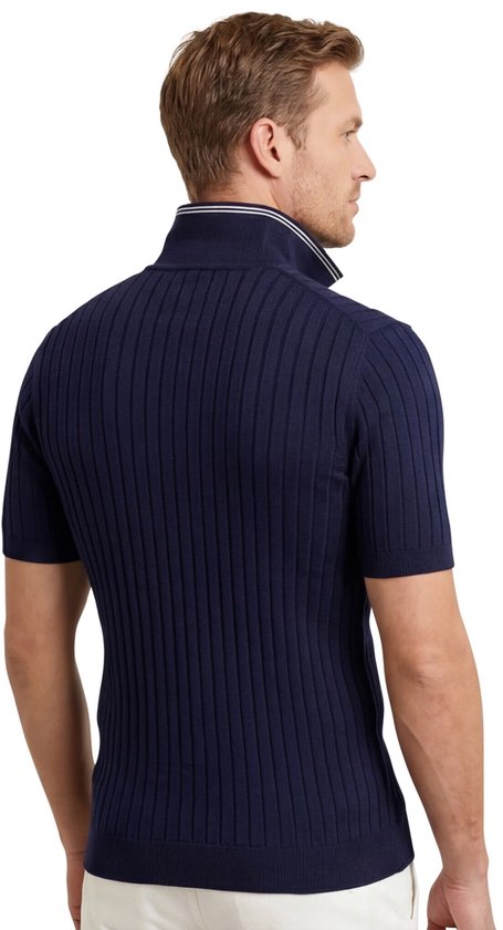 Polo manches courtes Gant bleu foncé