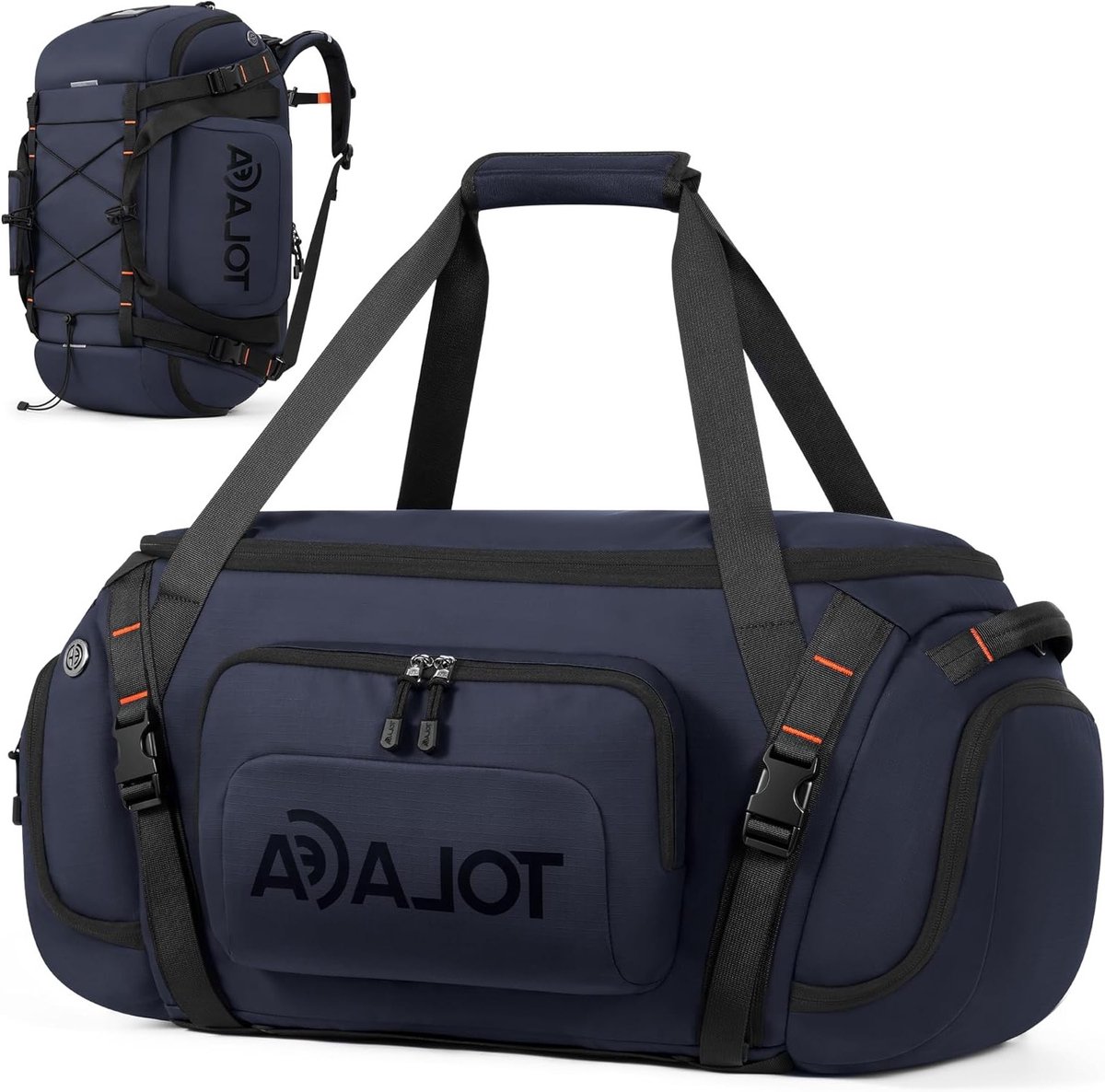 Grote Sporttas en Rugzak voor Reizen, Fitness en Sport met Laptopvak en Vochtige Compartment, 40 en 55 Liter Capaciteit