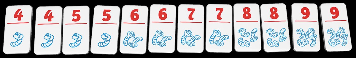 999 Games - Regenwormen Junior - Dobbelspel - De Regenwormen voor de kleintjes - Reisspel - Familiespel - Klein cadeautje — afbeelding 4