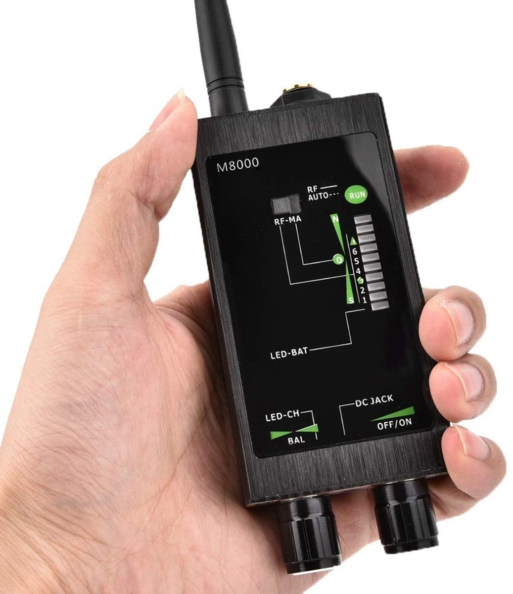 aladdien - Mini Signaaldetector - Radiodetector voor Auto - Ideaal voor Thuis en Kantoor - EU-stekker - Signaal Detectie Tool - Voor Veiligheid - Co..