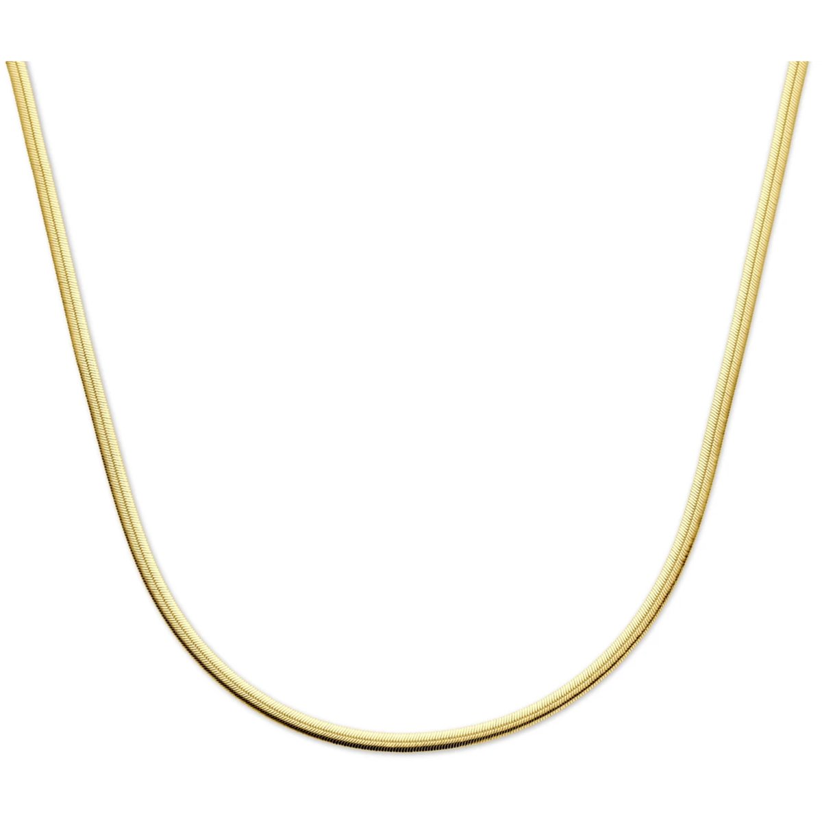 Collier gourmette 4 mm 40 + 4 cm 3 micron