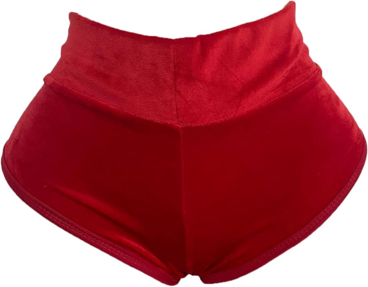 High Waist Sexy Pole Dance Shorts voor Dames - Ideaal voor Fitness, Gym en Nachtleven - Zwart, Maat S