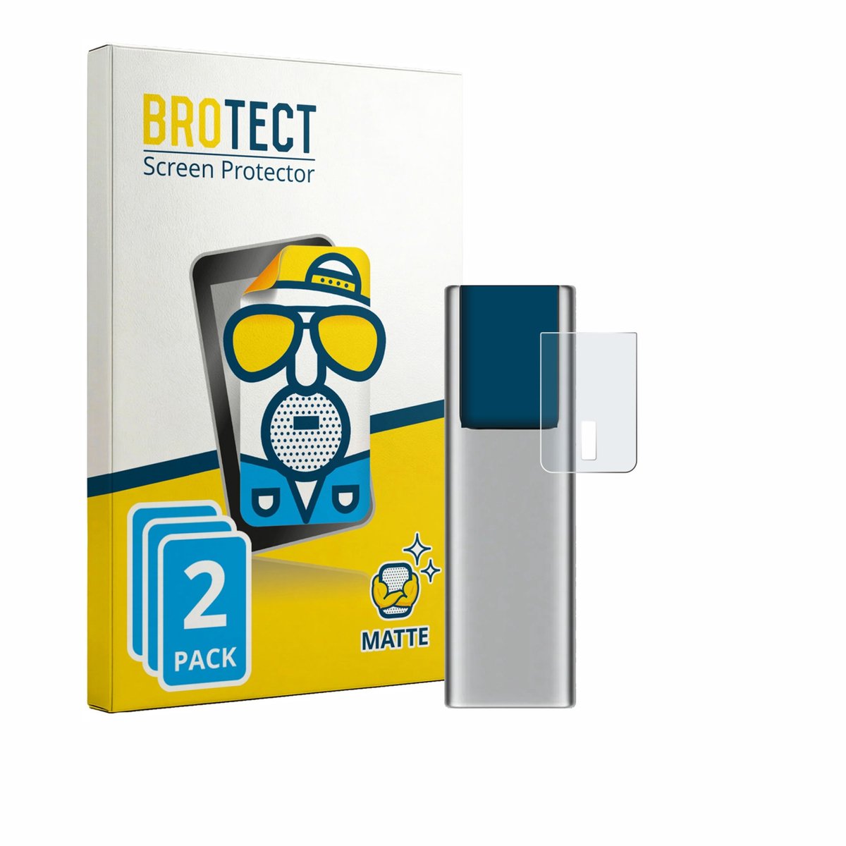 BROTECT - Screenprotector voor Cuktech 10 - Folie Beschermfolie matte 2 Stuks