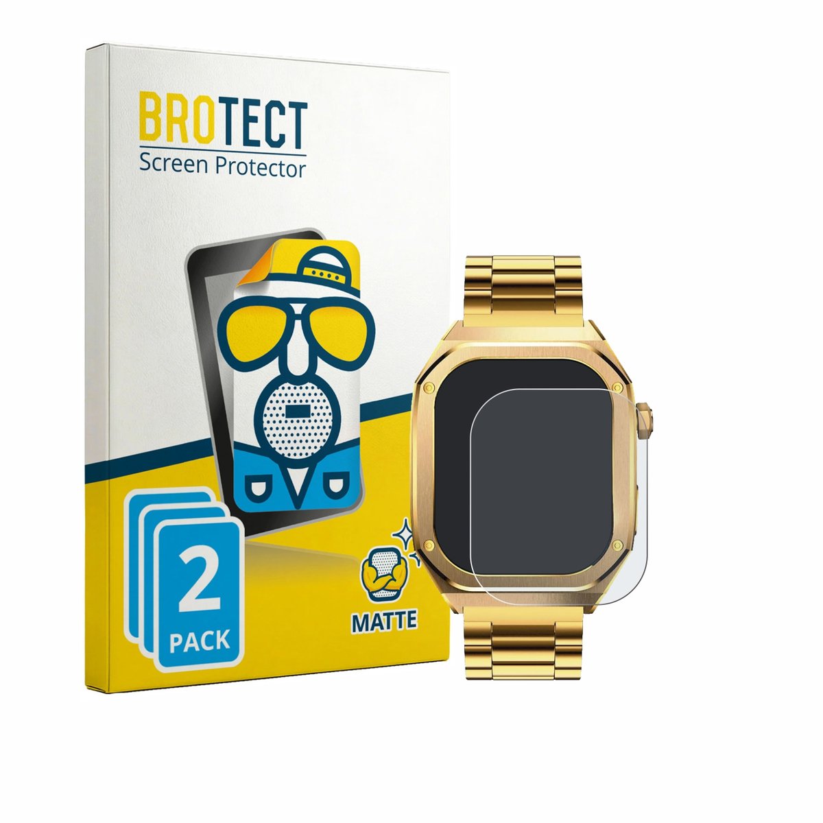BROTECT - Screenprotector voor Maxcom FW65 1.9" - Folie Beschermfolie matte 2 Stuks