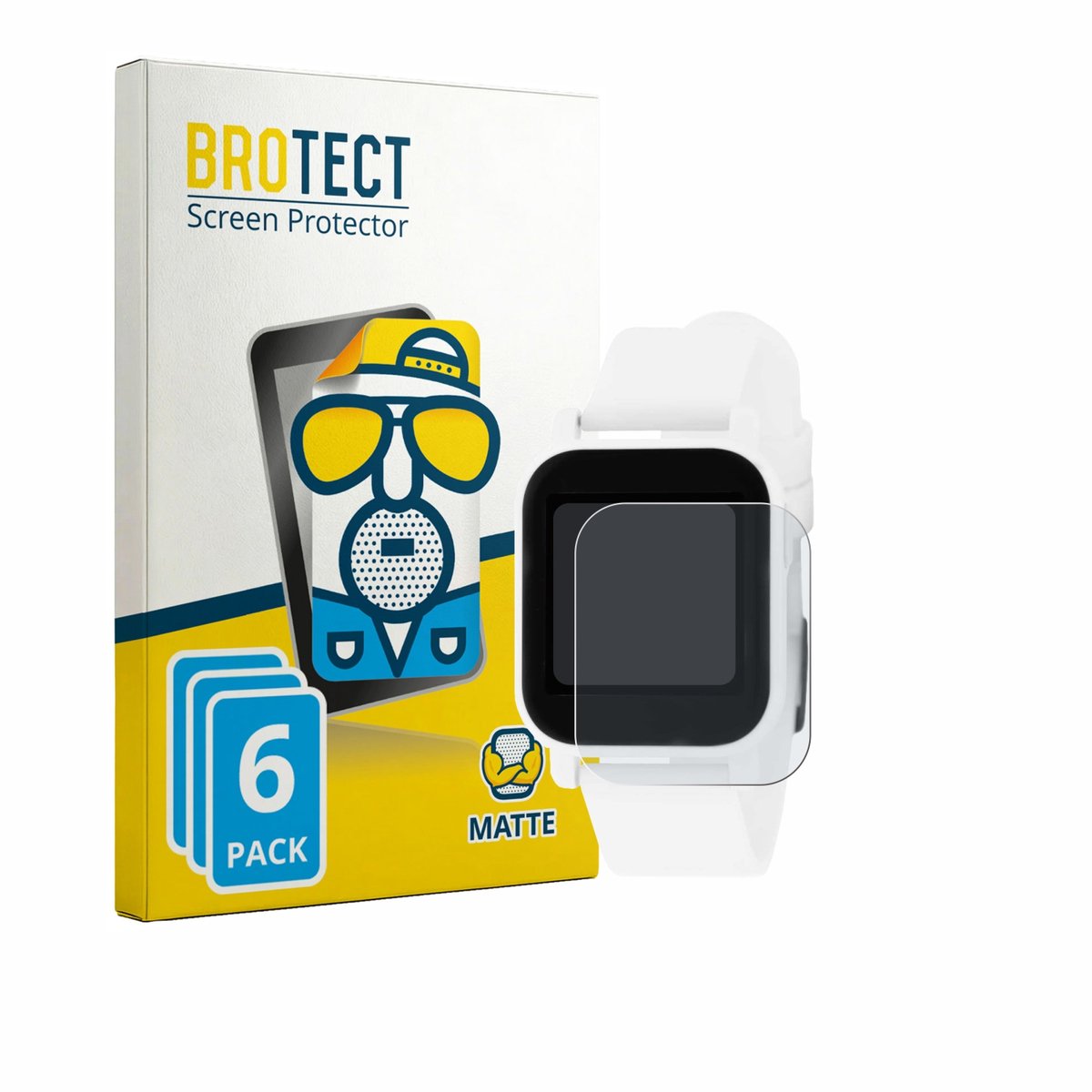 BROTECT - Screenprotector voor Liu Jo SWLJ025 1.4" - Folie Beschermfolie matte 6 Stuks