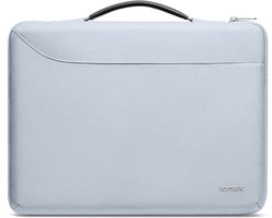 tomtoc Defender-A22 360° beschermende laptophoes voor 13,5-14,4 inch Surface Laptop 6/5/Studio 2/1, Surface Book, waterbestendige en schokbestendige draagtas voor Acer Aspire/Swift, ASUS Vivobook/Zenbook 14