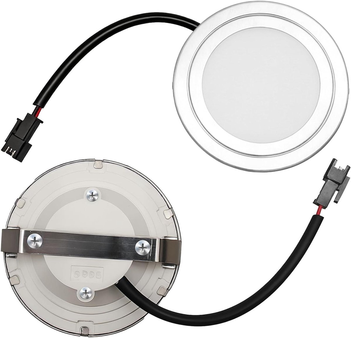 Afzuigkap LED-lampen Inbouwmodule Verlichting Kookplaat Verlichten Energiebesparend 1.5W Ø 6.8 cm Koud Wit