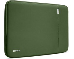 tomtoc Defender-A13 360° beschermende laptophoes voor de nieuwe 13-inch MacBook Air M5/A3449 (2026) M4/A3240, M3/A3113, M2/A2681, M1/A2337, waterbestendige laptoptas geschikt voor 13" MacBook Neo A18 & MacBook Pro M2/M1