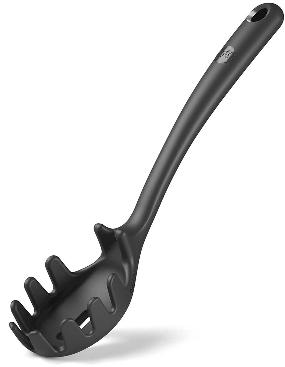 Hoffmann spaghettilepel - 29,5 cm - siliconen met roestvrijstalen kern - vaatwasserbestendig