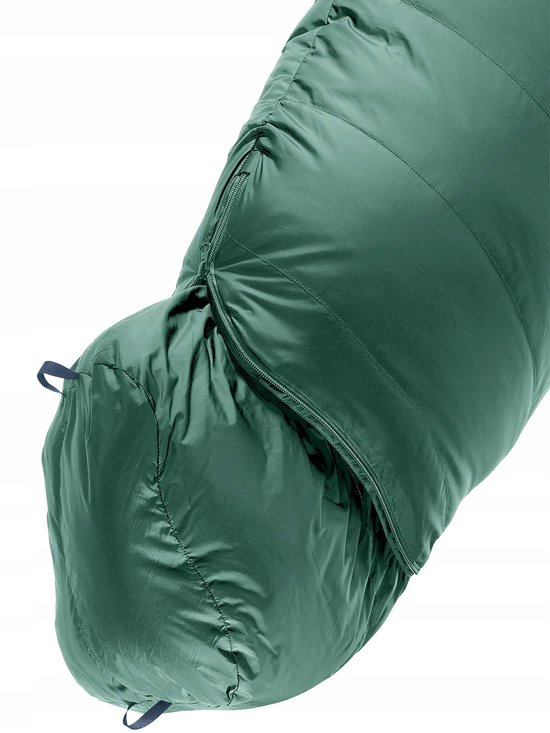 Deuter Starlight Down Kinderslaapzak (130-170 cm) - Zeegroen/Redwood — afbeelding 2
