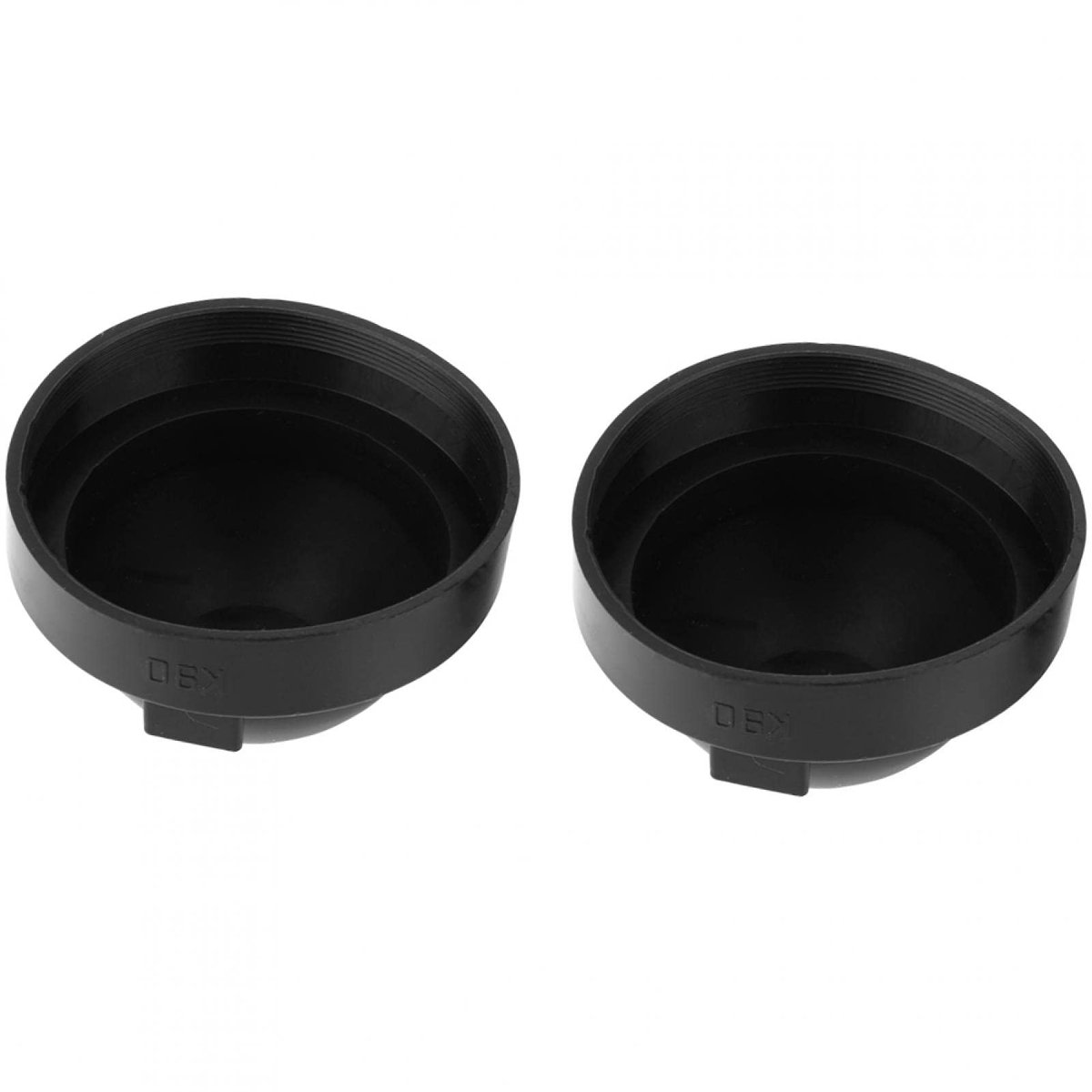 SOUQONE - 90mm Universele Scheinwerper Deksel - 2 Stuks - Zwart Gummi - Waterdicht en Stofdicht