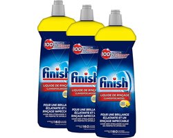 Finish Glansspoelmiddel Shine & Protect Lemon 3x 800 ml - Voordeelverpakking