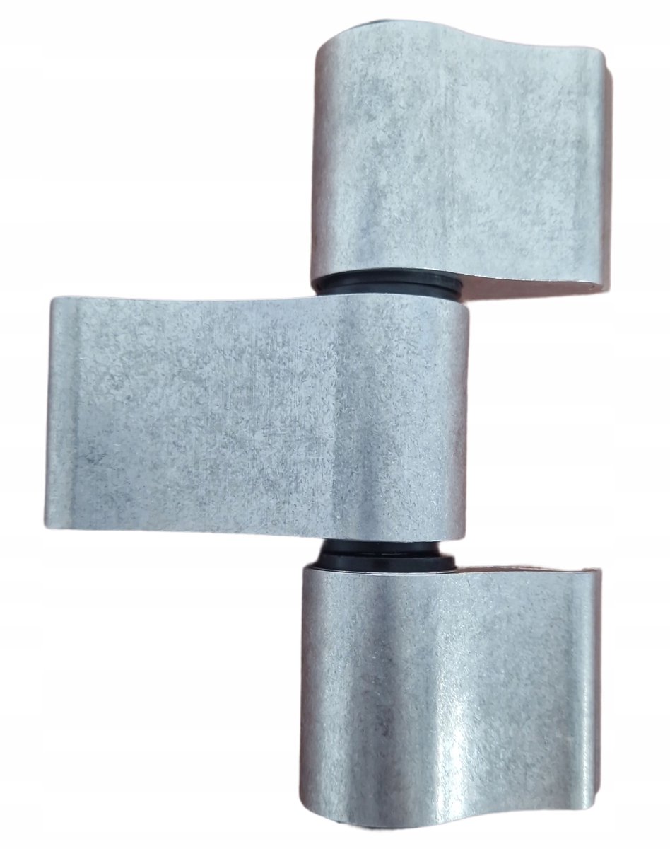 WALA WX Aluminium Deurscharnier 67mm 3-delig - Zilverkleurig