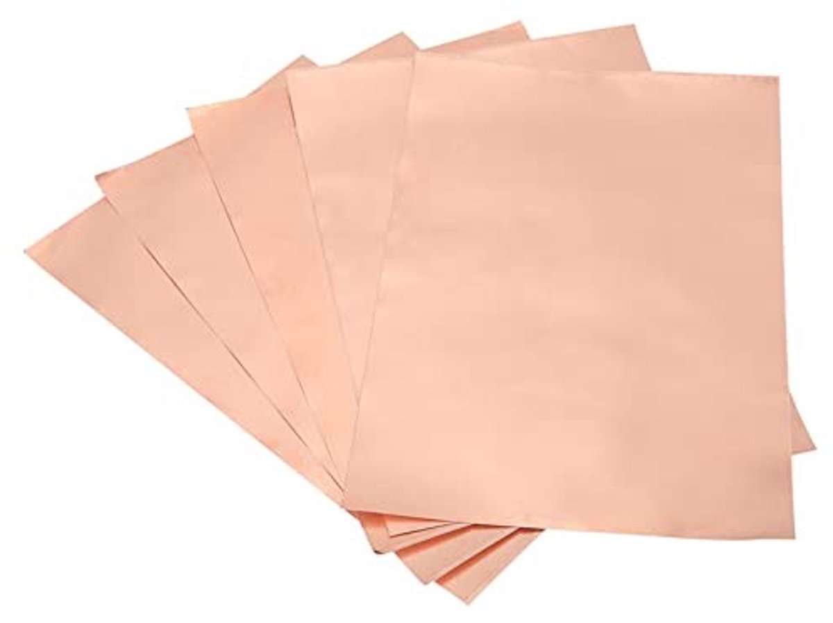 Dailygoods - Koperfolie - Zelfklevende Tape - Waterdicht - Geleidende Tape - Voor Gitaar - 5 Stuks Set