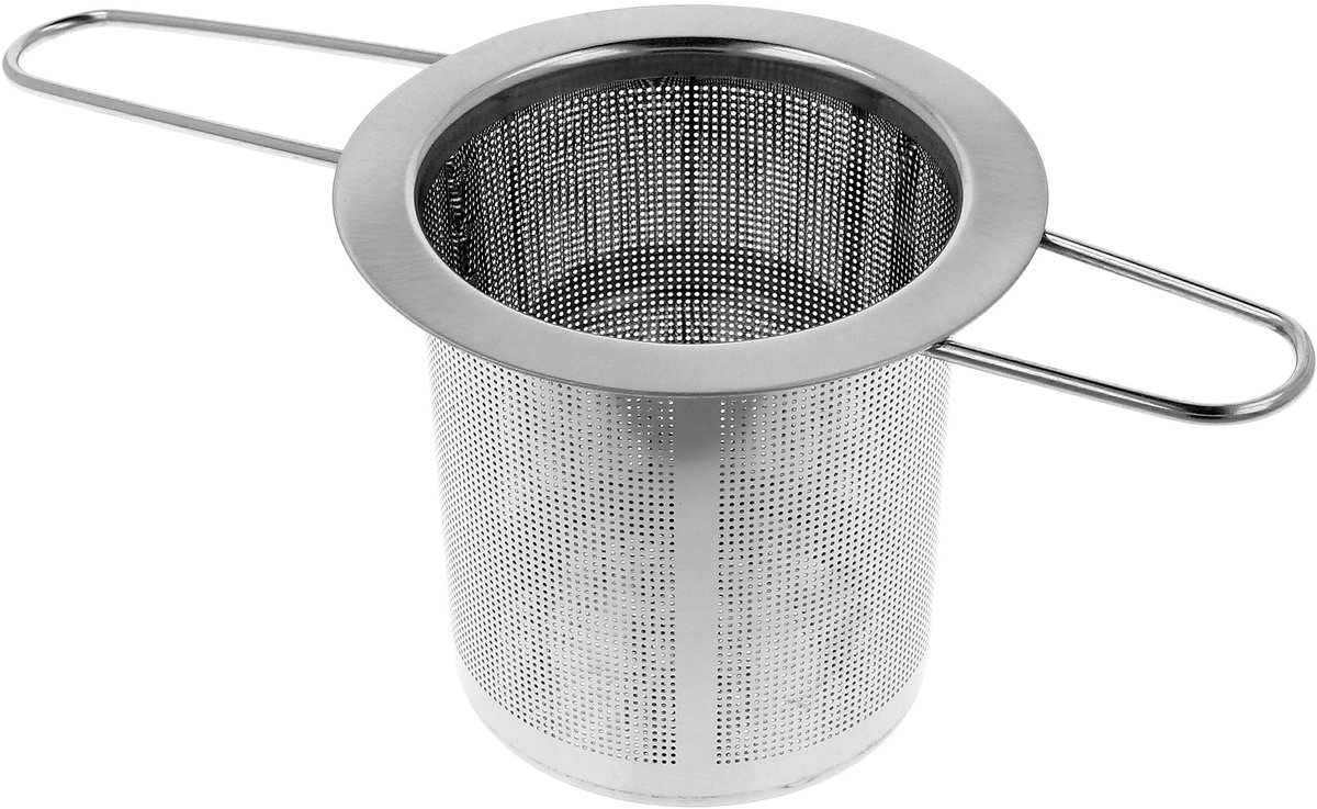 RVS Thee Zeef voor Kopjes - Mini Koffiezetter met Kruideninfusie