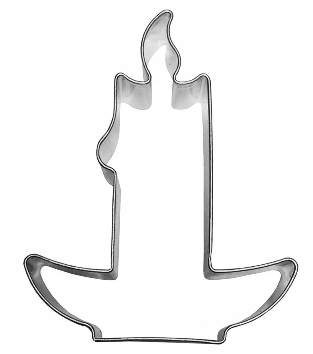 Kerstster Koekjesvorm 6 cm - Metaal