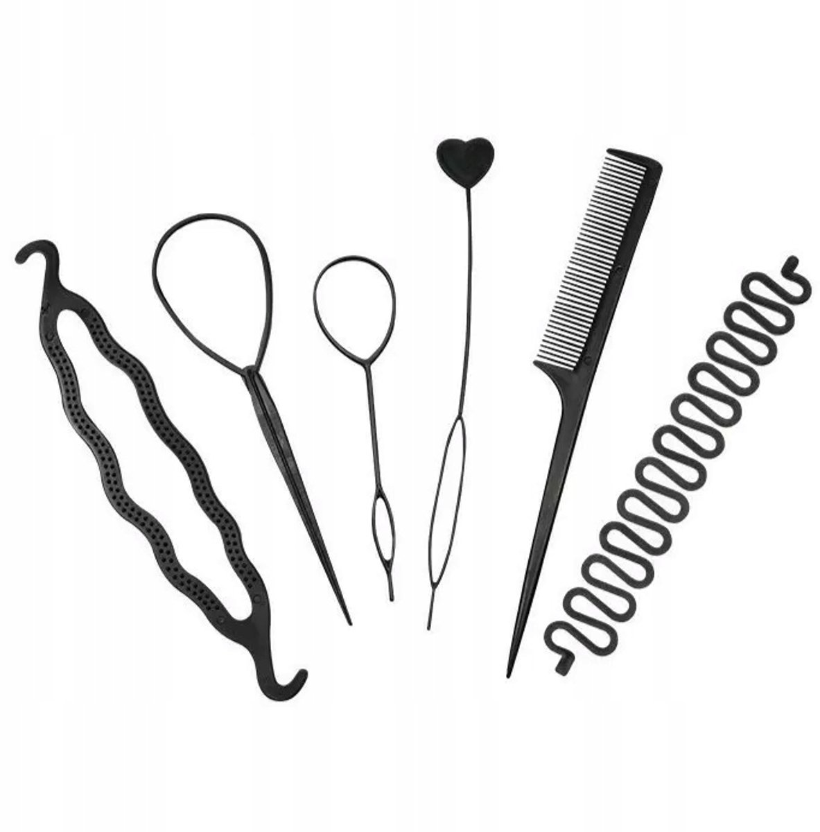 Ecarla Haarstyling Set - 6 Delen
