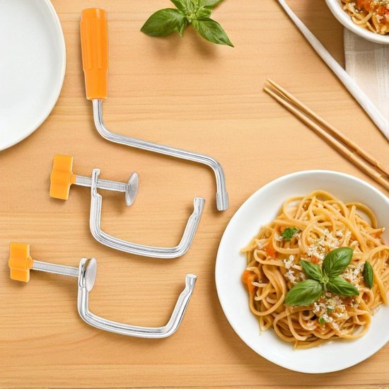 Pastamachine Slinger - Reserveonderdeel - Zelfgemaakte Pasta - Universele Pasvorm - 18 cm Lengte - Diverse kleuren — afbeelding 2