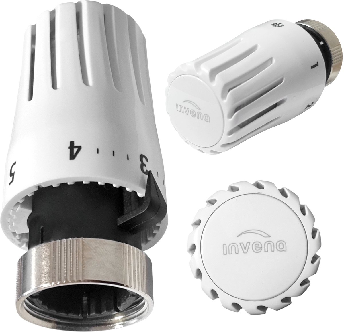 Invena Thermostaatkranenkop M30x1.5 mini 2 PROV - Vorstbeveiliging