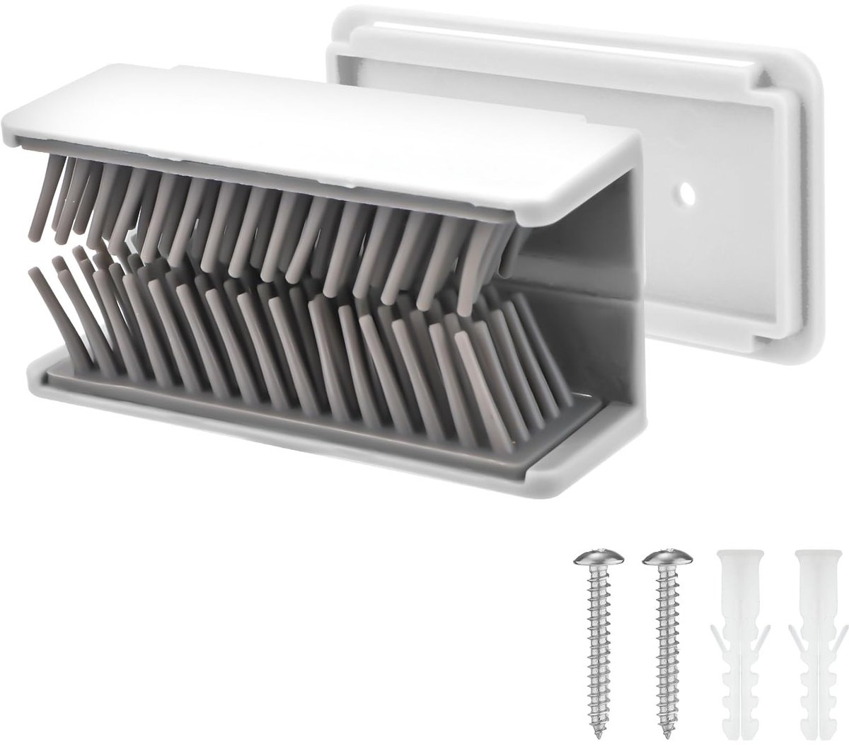 VLEMICO- Douche Haarvanger - Siliconen Haarverzamelaar - Aan de Muur Gemonteerd - Inclusief Dubbelzijdige Patch - ABS Materiaal - Eenvoudige Installatie