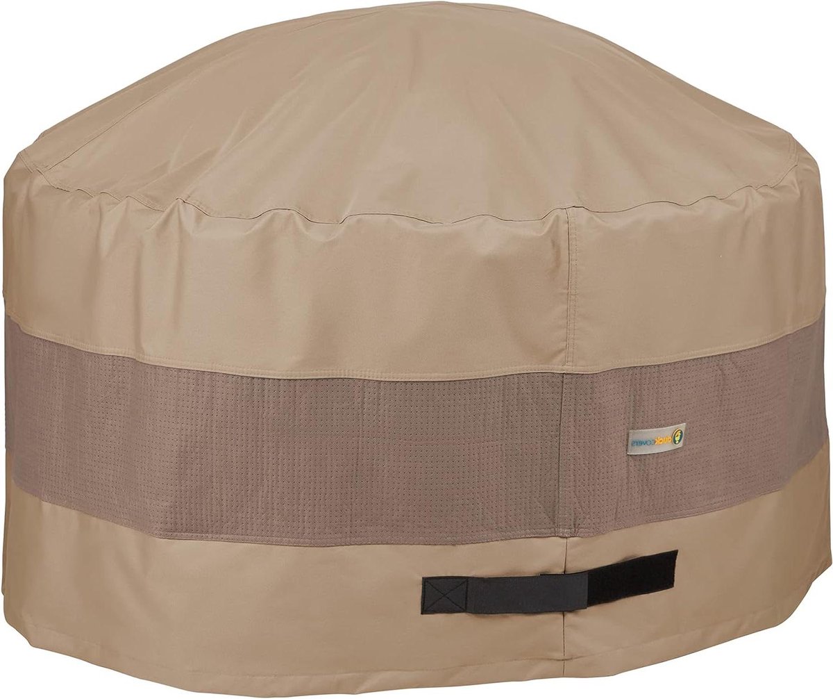 Vuurkorf Afdekhoes - Buitenhaard Deksel - Bescherming Tuinmeubilair - Waterdichte Stof - 34 Inch Rond - Meerkleurig