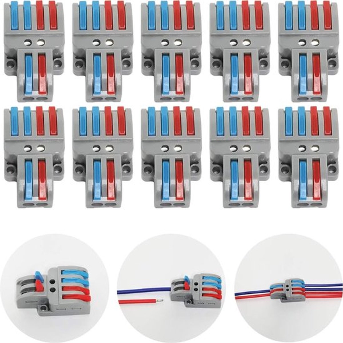 Allecto - Klemmenset - Verbindingsklemmenset - Compacte steekklemmen